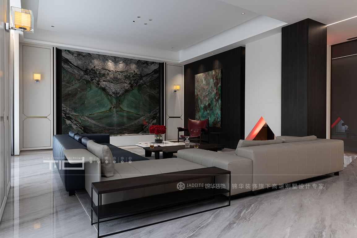 现代简约-江安自建房600㎡- 别墅装修案例装修-别墅-现代简约