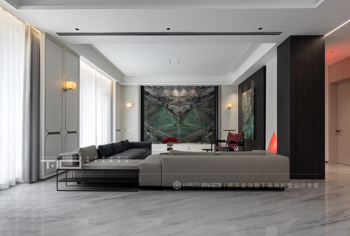 现代简约-江安自建房600㎡- 别墅装修案例装修-别墅-现代简约