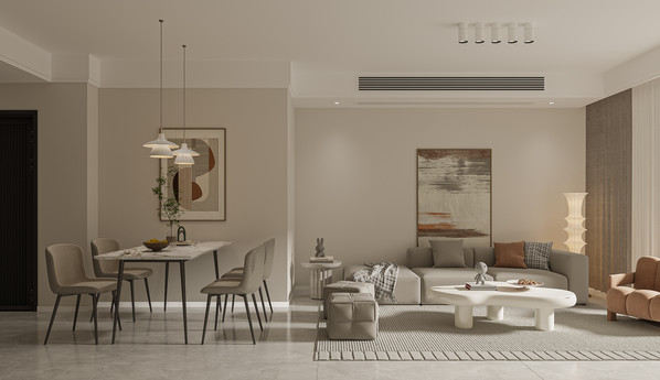 东方温莎小镇-93㎡-现代简约-装修效果图