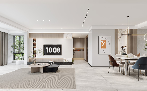 铂悦天镜-130㎡-现代风格-装修实景