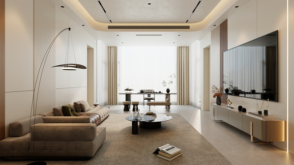 姜堰自建房-现代简约风格-装修实景