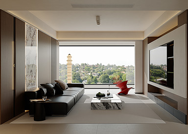 绿城144平-现代意式-装修实景