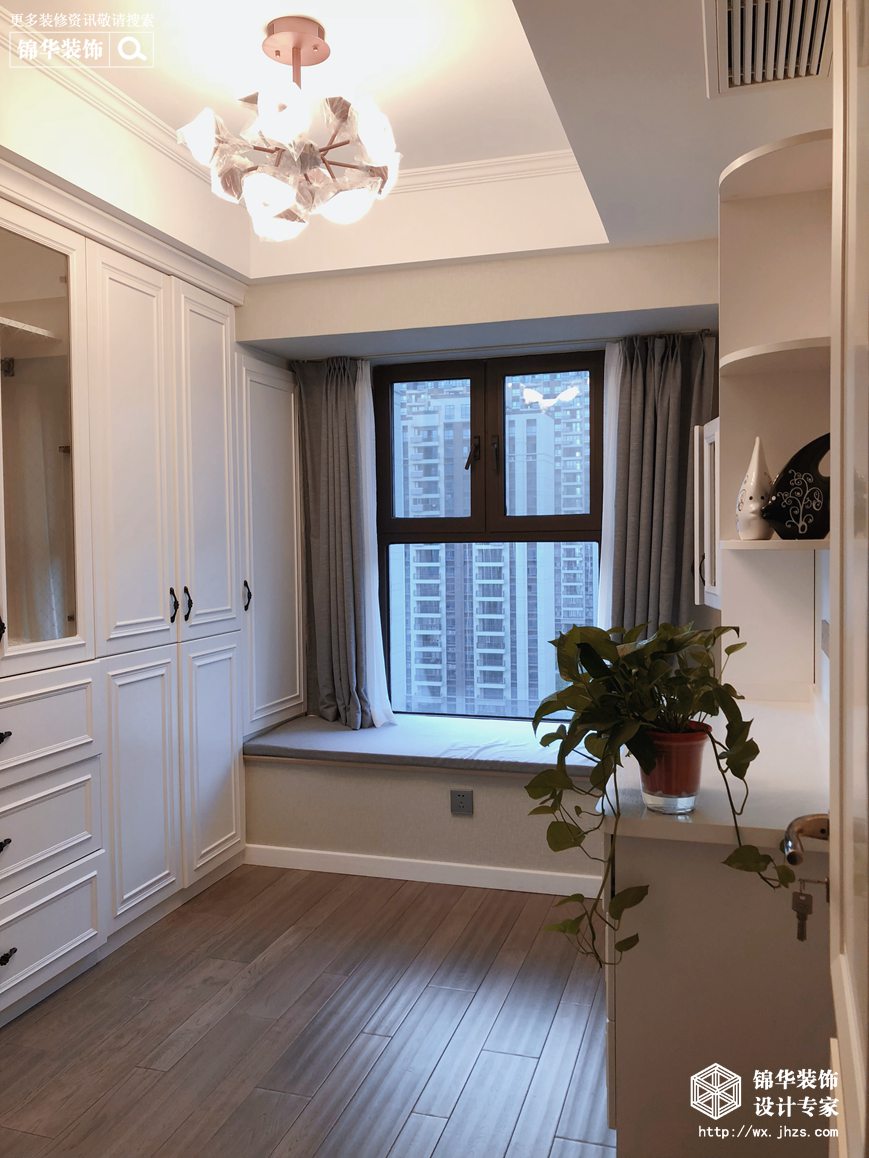 现代轻奢-碧桂园-四室两厅-140平-卧室-装修实景效果图   