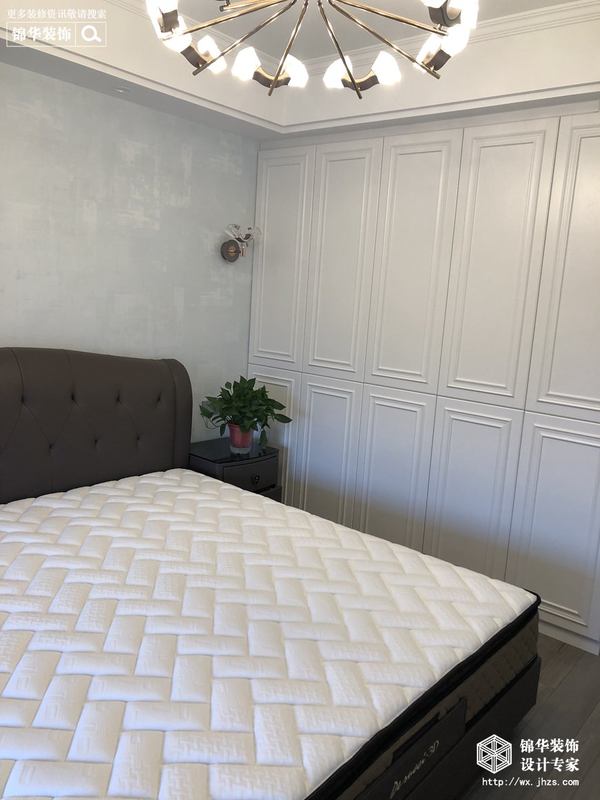 现代轻奢-碧桂园-四室两厅-140平-卧室-装修实景效果图   