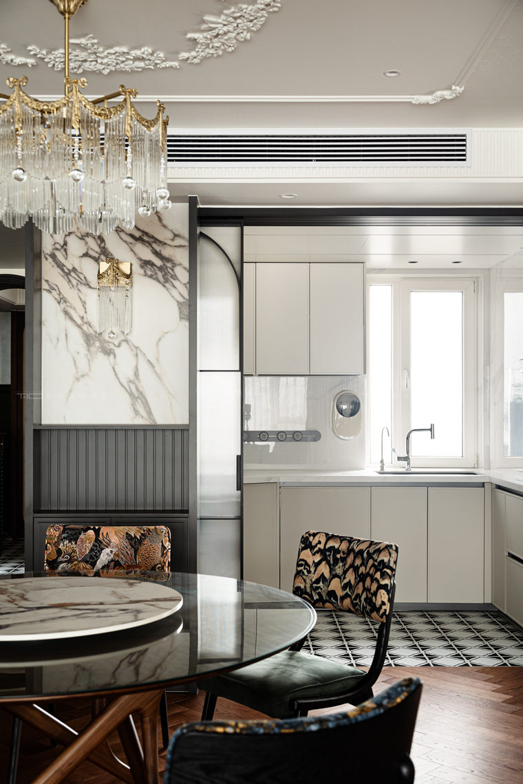 中古风-世贸公馆-别墅-280㎡-装修实景图装修-别墅-中古