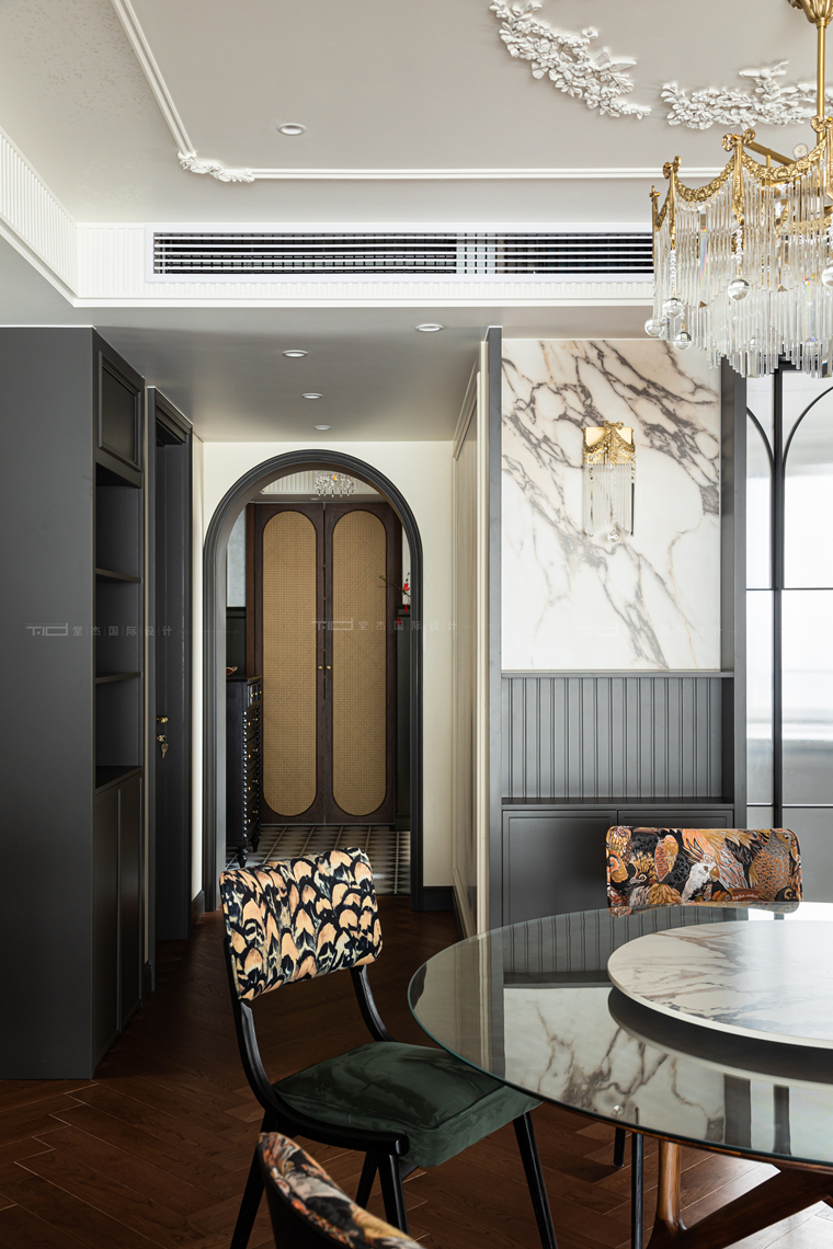 中古风-世贸公馆-别墅-280㎡-装修实景图装修-别墅-中古