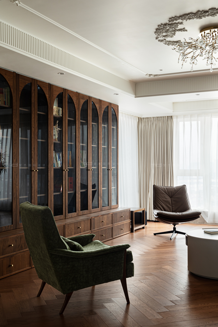 中古风-世贸公馆-别墅-280㎡-装修实景图装修-别墅-中古