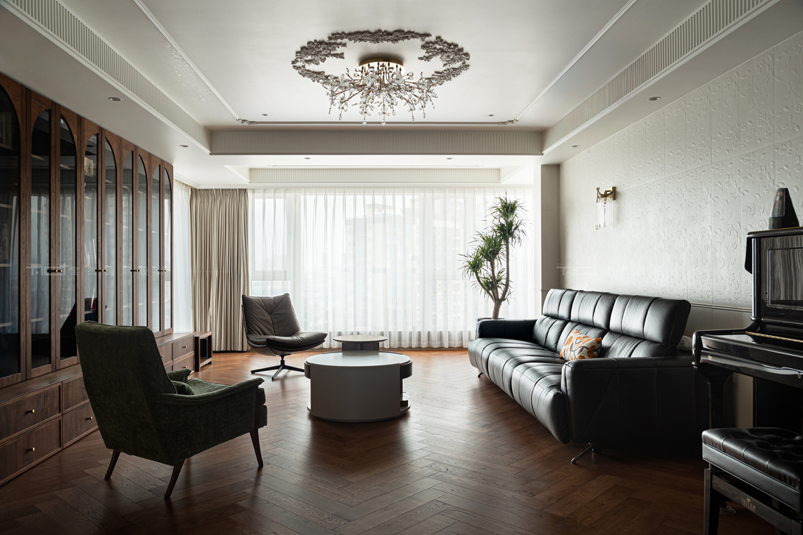 中古风-世贸公馆-别墅-280㎡-装修实景图装修-别墅-中古