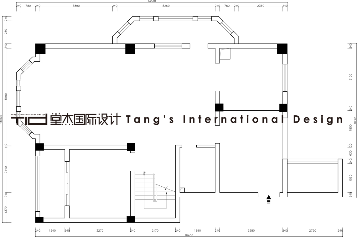 法式奶油-振新华府-三层复式-360平-装修效果图装修-跃层复式-法式