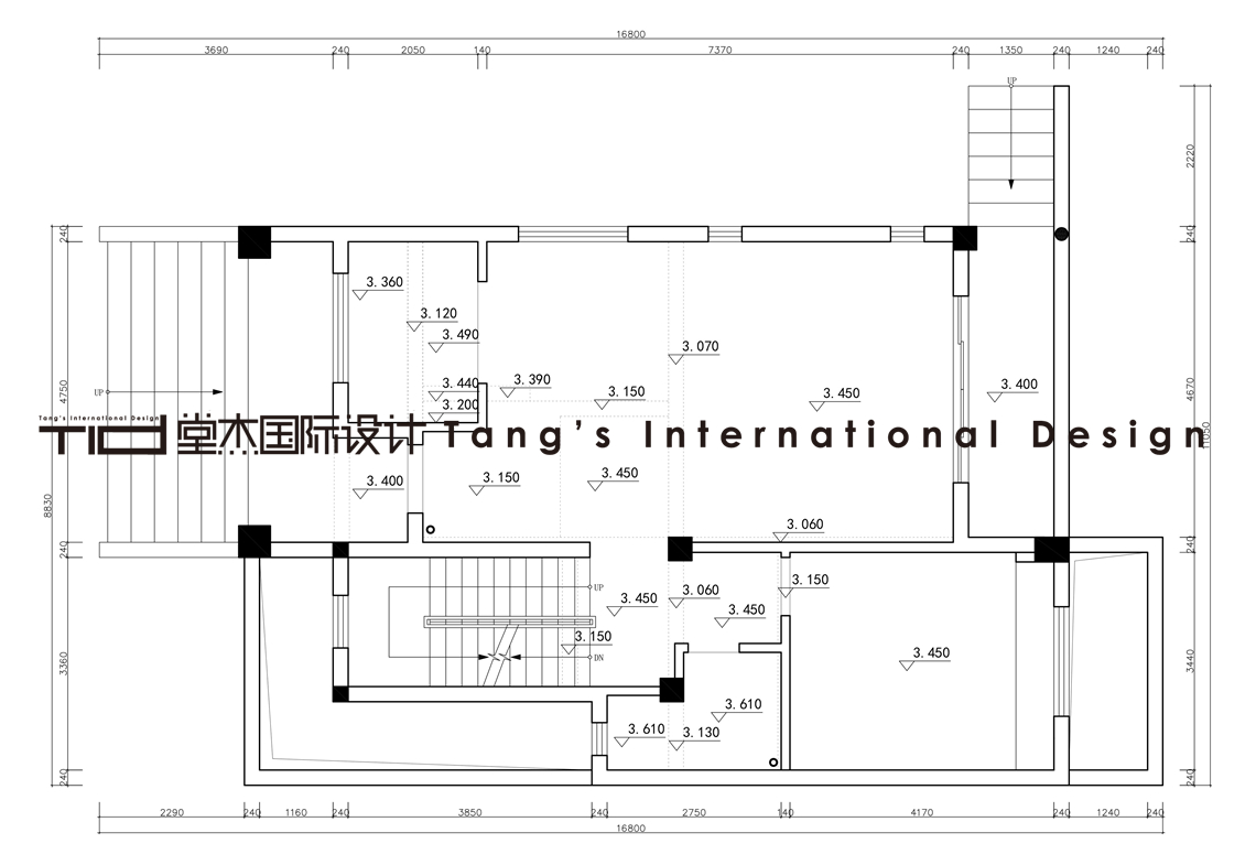 现代简奢-莱顿小镇-双层复式-450平-装修效果图装修-跃层复式-现代简约