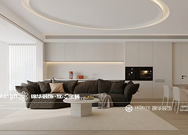 现代极简-仁恒世纪公园-四室两厅-172㎡装修实景效果图