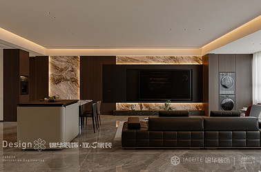 意式风格-晓风印月-188㎡-装修实景效果图